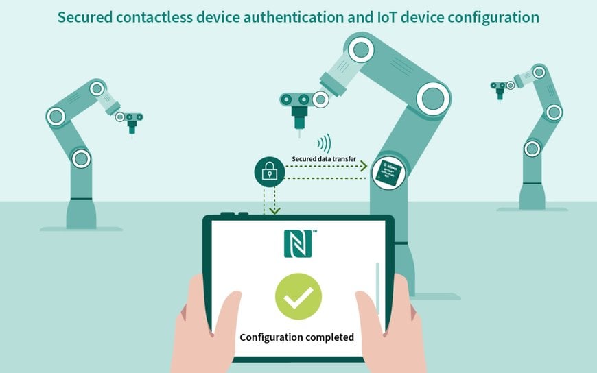 Kontaktlose Authentifizierung und abgesicherte Konfiguration von IoT-Geräten mit dem neuen NFC-I2C-Bridge-Tag von Infineon